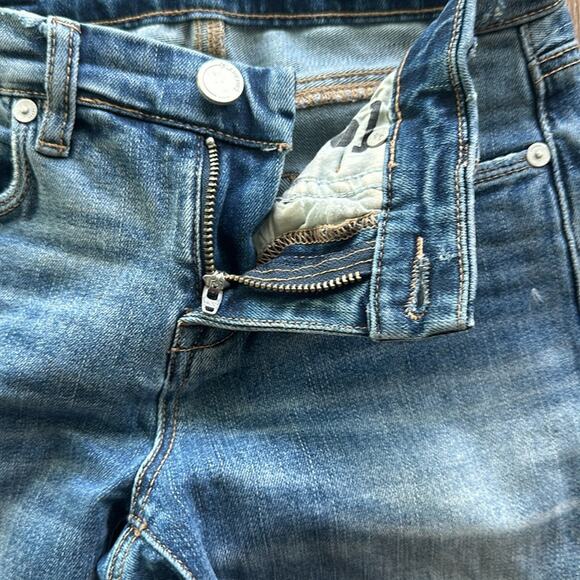 BLANKNYC Mid Rise Skinny Jeans 24 Raw Hem Medium Wash Stretch Denim - Picture 5 of 7